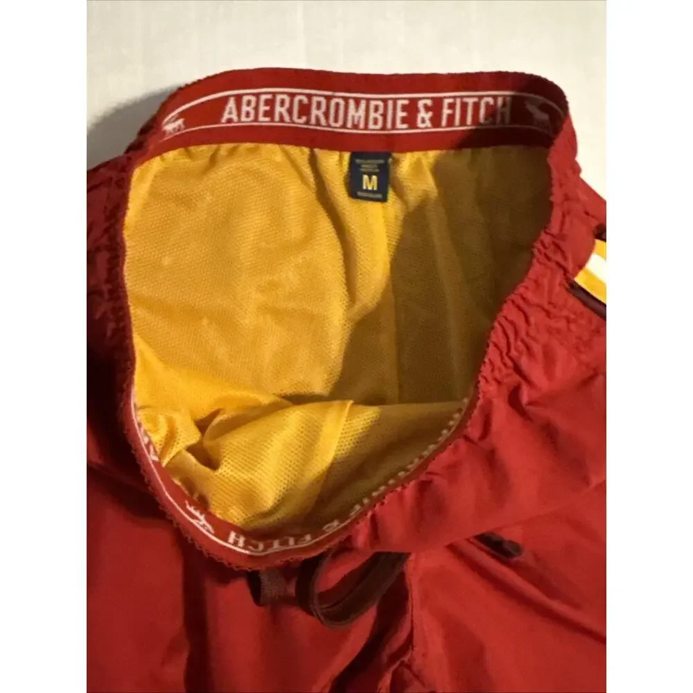 Vintage Abercrombie And Fitch Windbreaker Track Pants Mesh Lined Baggy Size M